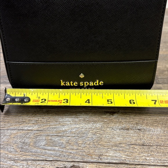 Kate Spade New York Black Saffiano Leather Top Handle Crossbody - Picture 14 of 15